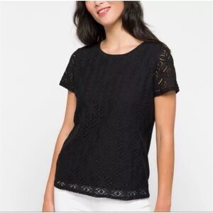 Market & Spruce black t-shirt blouse